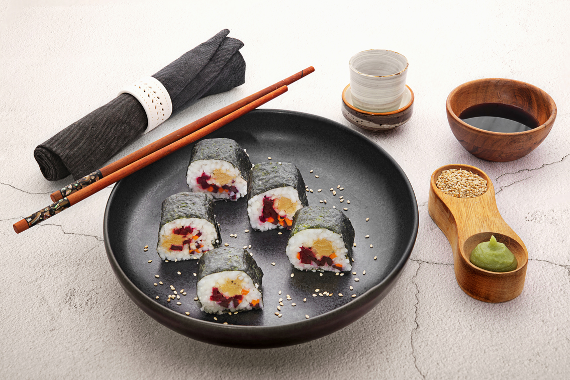 Recette Nori rolls à la betterave