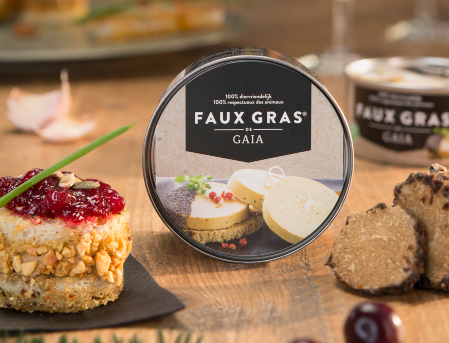 Faux foie gras sur les étals
